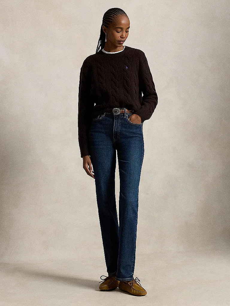 Vêtements Polo Ralph Lauren Cable Knit Wool Cashmere Sweater pour - vue 6
